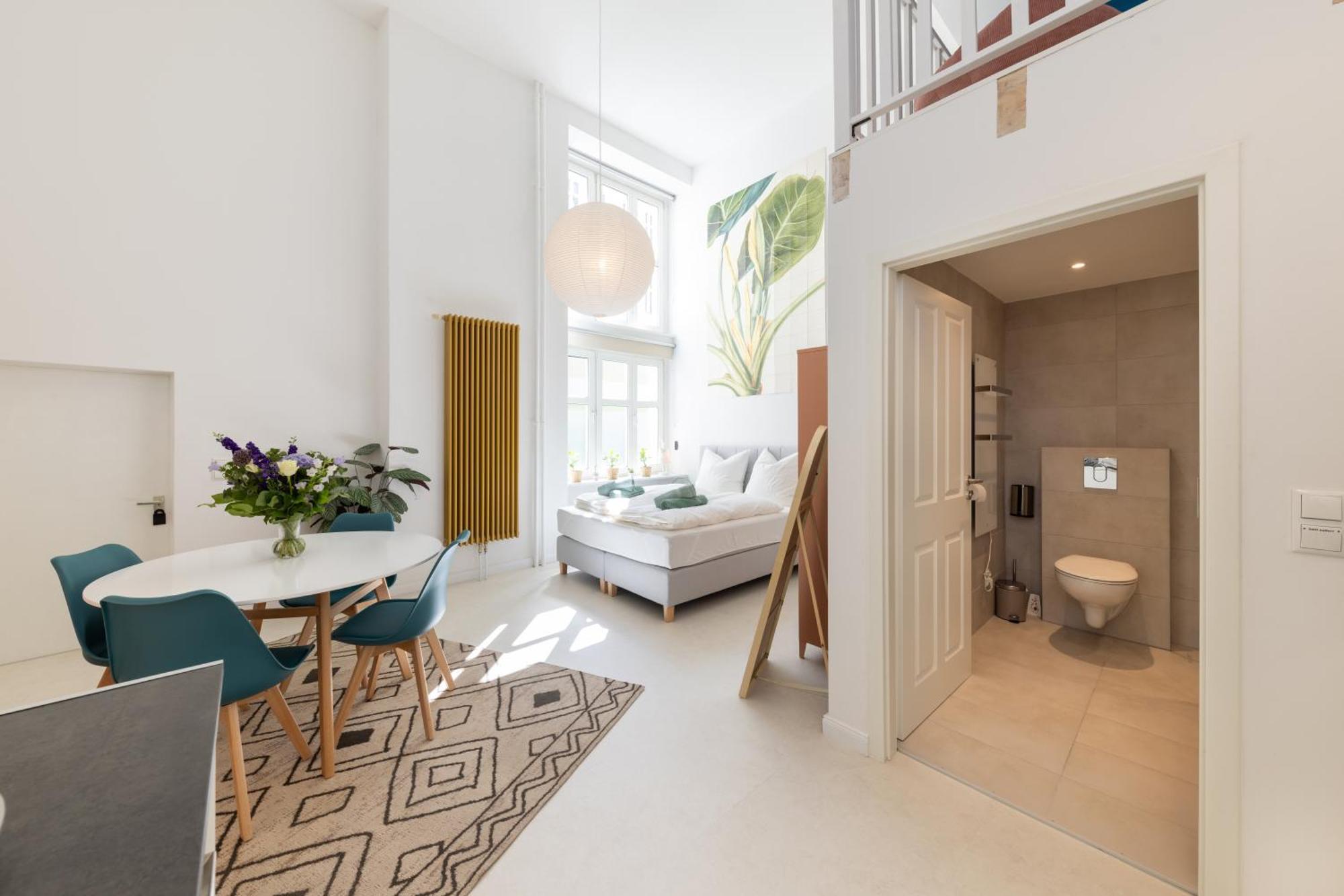 Great 2-Room Loft With 2 Bathrooms And 2 Kitchen Berlim Exterior foto